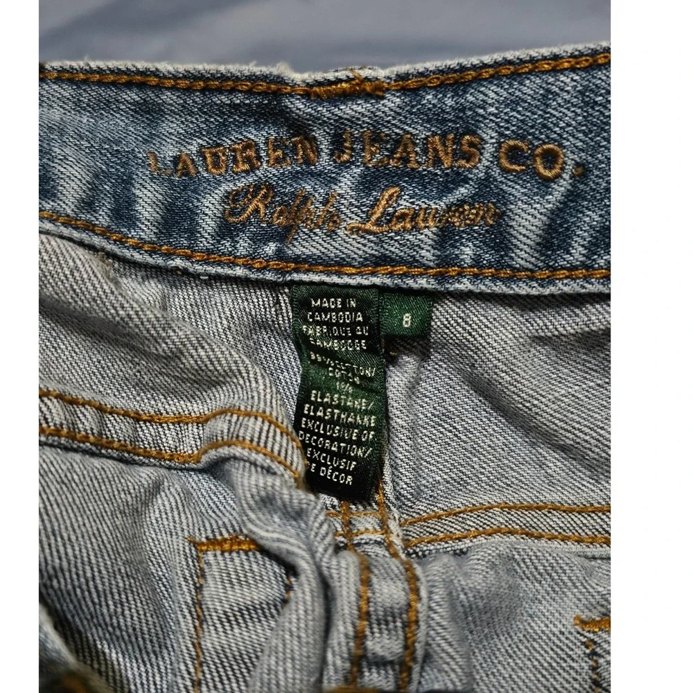Lauren Jeans Co. Ralph Lauren Classic Bootcut Jeans Women's Size 8‎